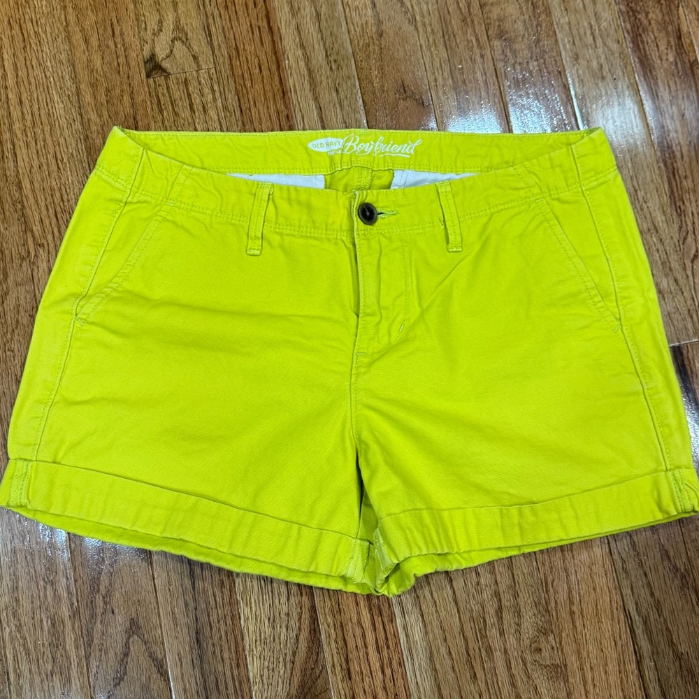 Old Navy Neon Yellow/Green Shorts